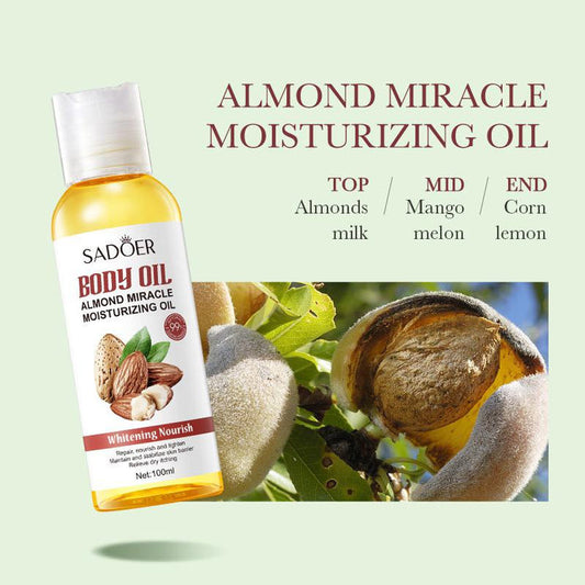 Sadoer Organic Moroccan Argan Oil 100ml - Natural Moisturizing Body & Hair Oil - MAT Beauty