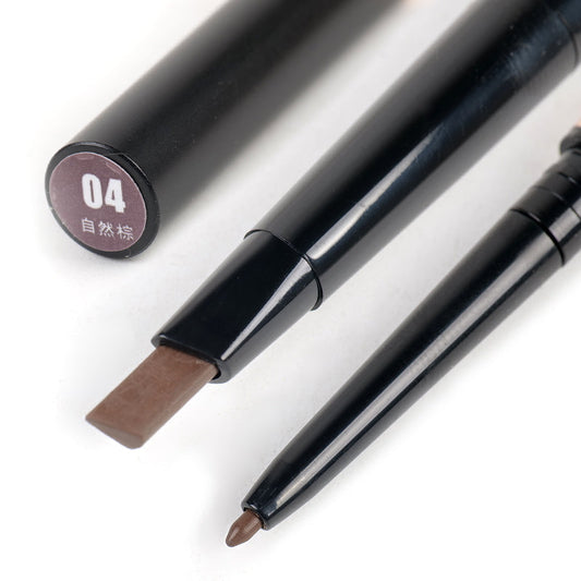 Miss Rose Eyebrow Pencil - Gold Double-End Tool for Perfectly Shaped Brows - MAT Beauty