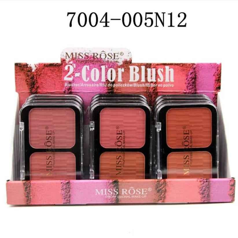 Miss Rose Black Blush - 2 Color Blush for Flawless Cheeks