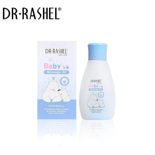 Dr Rashel Baby Massage Oil with Aloe Vera and Vitamin E - 100 ML - MAT Beauty