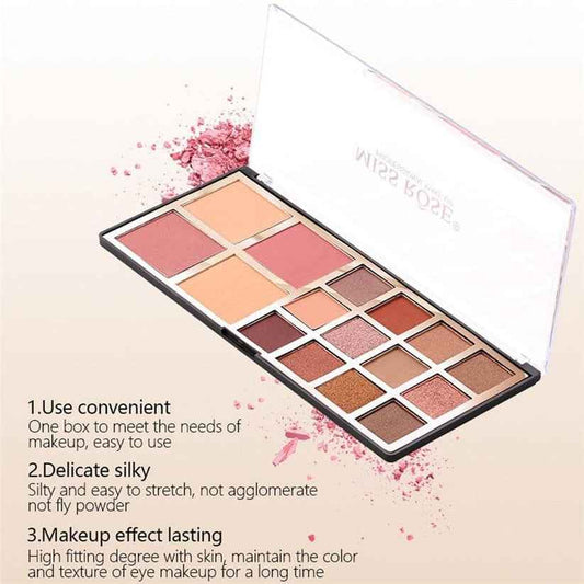 MISS ROSE Eyeshadow Palette and Blush for Stunning Makeup Looks