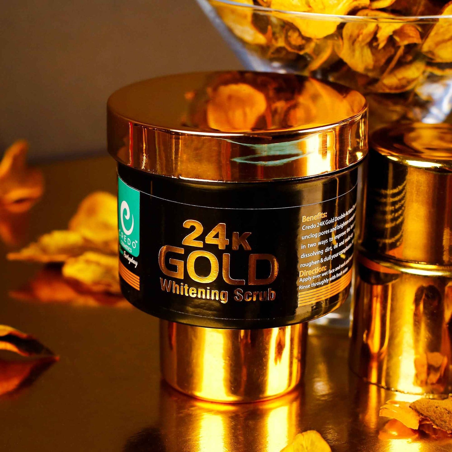 24K Gold Whitening Facial Kit - Ultimate Saloon Pack for Radiant Skin