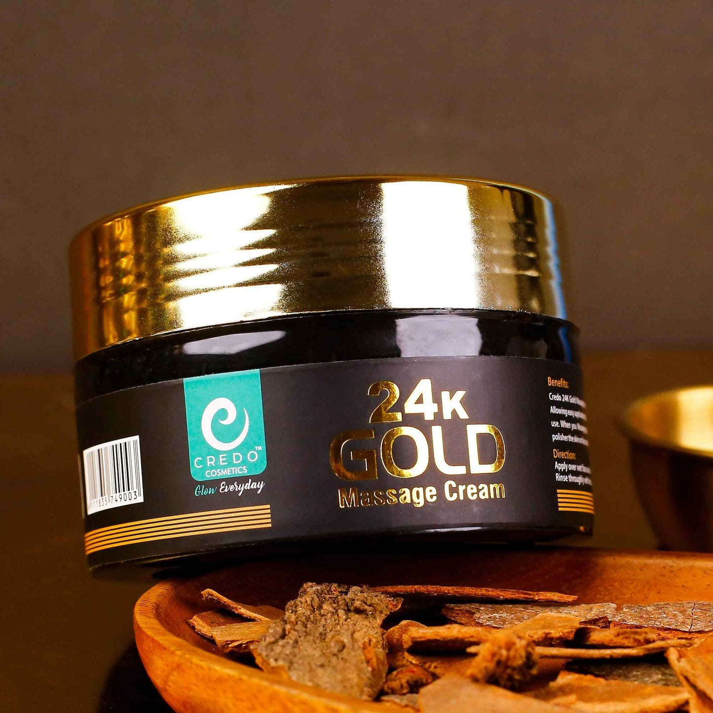 Saloon Pack 24K Gold Massage Cream 300ml Jar – Luxurious Skin Treatment