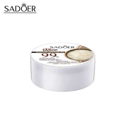SADOER Rice Moisture Gel 300ml - 99% Rice for Nourished, Soft Skin and Soothing Hydration - MAT Beauty