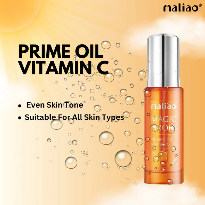 Maliao Luminous Primer Oil with Vitamin C for Radiant Skin - MAT Beauty