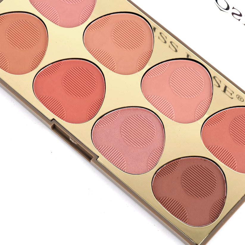 Miss Rose Blusher Palette - 8-Color Blusher for Radiant Cheeks - MAT Beauty
