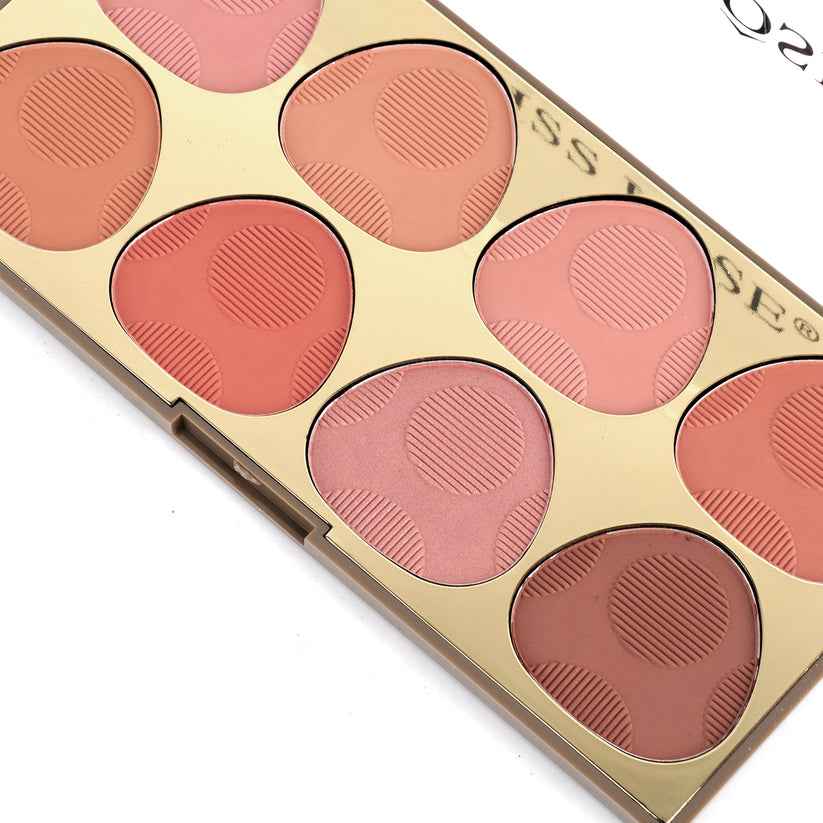 Miss Rose Blusher Palette - 8-Color Blusher for Radiant Cheeks