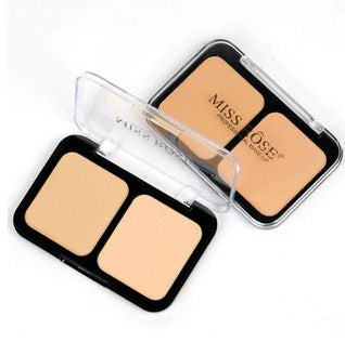 Miss Rose Compact Powder 2 in 1 for a Flawless Skin Finish - MAT Beauty