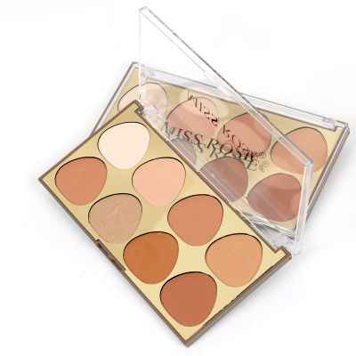 MISS ROSE Contour Palette - 3D 8-Color Professional Contouring Kit