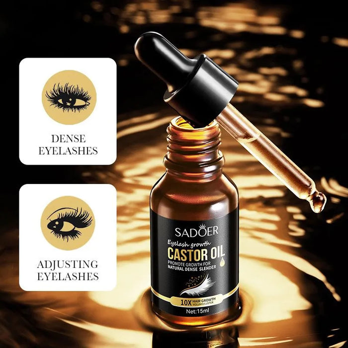 Sadoer Castor Oil Eyelash Serum for Lengthening - 15ml - MAT Beauty