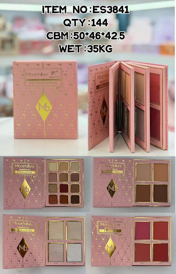 Mocallure 4 Fold Book Palette - Versatile and Stylish Makeup Organizer - MAT Beauty