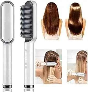 Straight Comb Hair Straightener – Fast Heating, Temperature Control, Anti-Scald
