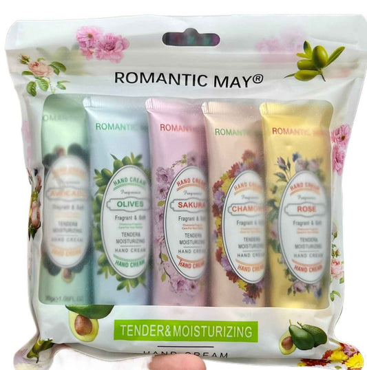 - Floral Hand Cream Collection – Avocado, Sakura, Rose & More ROMANTIC MAY