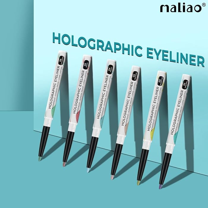Maliao Holographic Eyeliner for Stunning Multichrome Effect and Long-Lasting Wear - MAT Beauty