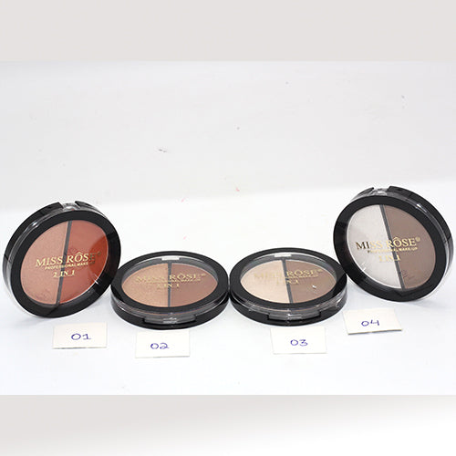 Miss Rose Contour Highlighter 2 In 1 for Flawless Makeup Application - MAT Beauty