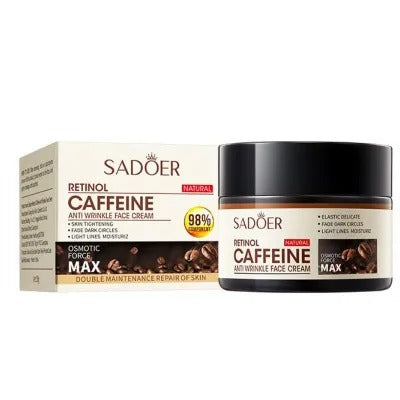 Sadoer Retinol Eye Cream - Anti-Wrinkle Caffeine Eye Cream for Girls & Women, 20g - MAT Beauty