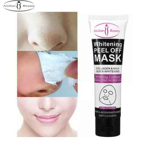 Aichun Beauty Whitening Peel Off Mask Brighten Skin Moisturizing Milk Mud Facial Mask 120ml