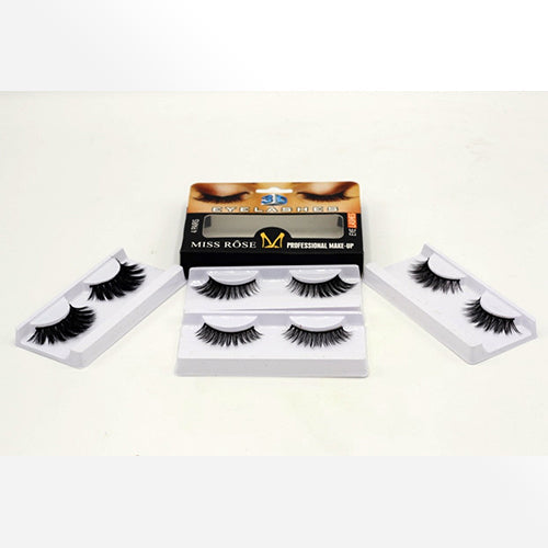 Miss Rose 3D Eyelashes (4 in 1) for Stunning Volume and Length - MAT Beauty