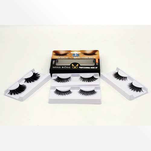 Miss Rose 3D Eyelashes (4 in 1) for Stunning Volume and Length