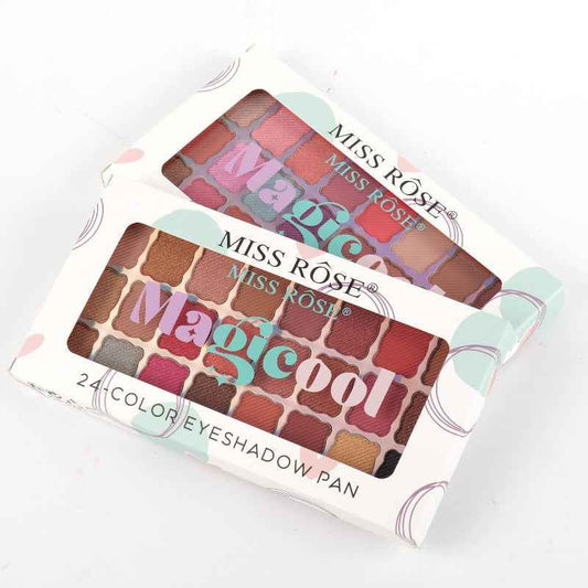 Missrose Eyeshadow Palette - 24 Magicool Shades for All-Day Glam