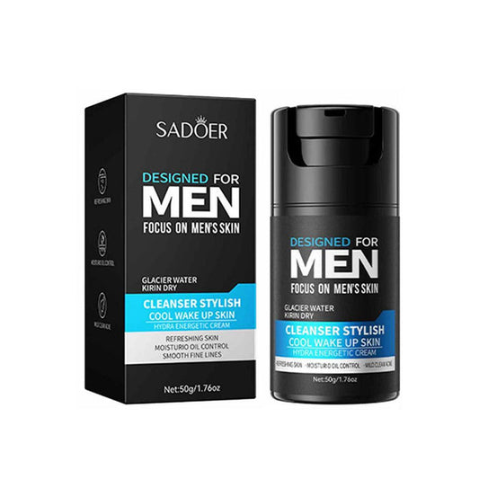 Sadoer Men's Anti-Aging Face Cream for Firming, Fine Line Removal, and Skin Repair - 50g Moisturizer and Facial Oil Control - MAT Beauty