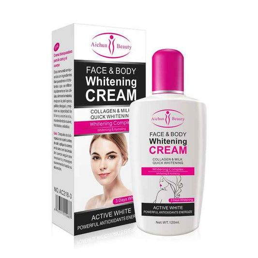 Aichun Beauty Collagen Milk Lotion Face & Body Cream 120ml