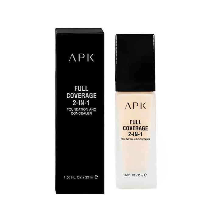 APK Full Coverage 2 in 1 Foundation and Concealer for Flawless, All-Day Coverage