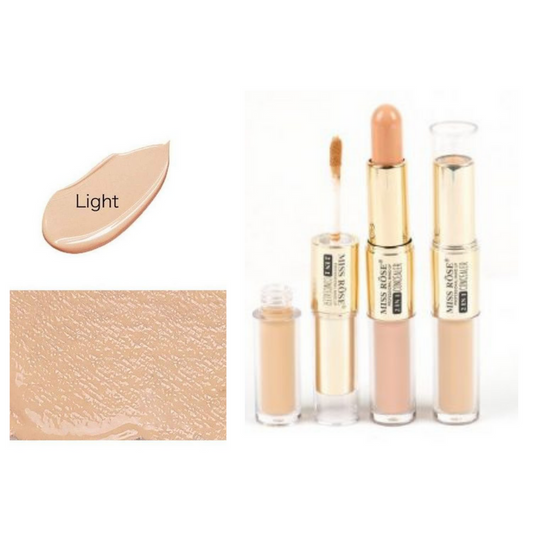 Miss Rose 2 In 1 Liquid Concealer & Concealer Stick - Ultimate Miss Rose Concealer 2 In 1 Solution - MAT Beauty
