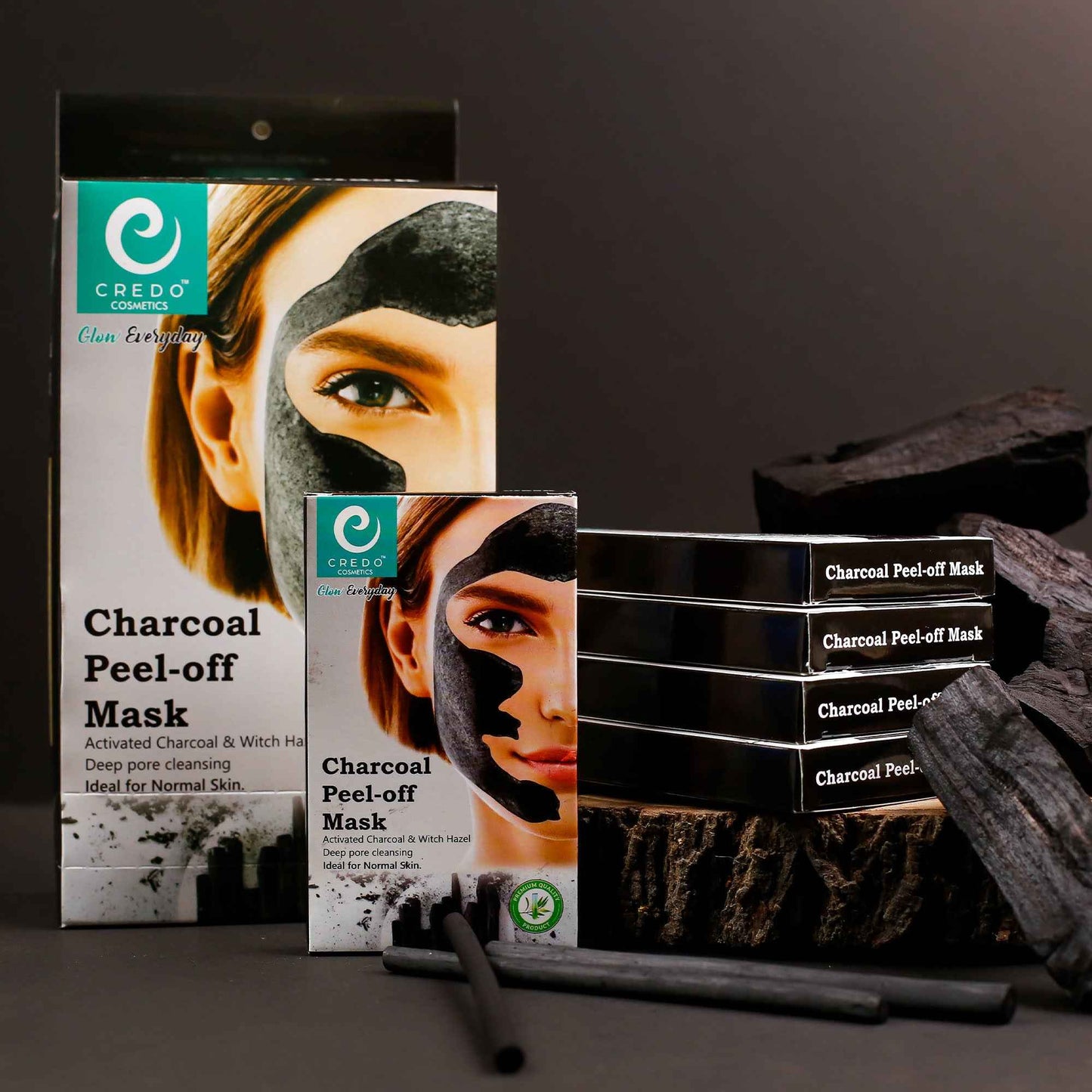 Charcoal Peel Off Mask Sachet Pack of 12 – Deep Cleansing Skincare Solution