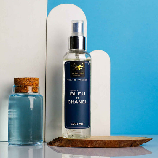 Al – Marjan Body Mist Blue De Chanel for Fresh All-Day Fragrance