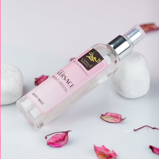 Al Marjan Body Mist vs. Versace Bright Crystal - Luxurious Fragrance - MAT Beauty
