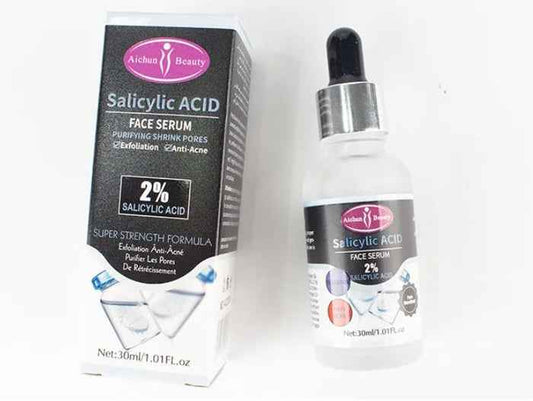 AICHUN BEAUTY Salicylic Acid Face Serum for Purifying, Shrink Pores, Exfoliation, Anti-Acne Skin Care 30ml
