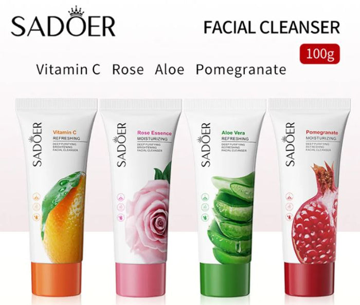 SADOER Moisturizing Facial Cleanser 100g for Deep Hydration and Refreshing Cleanse - MAT Beauty