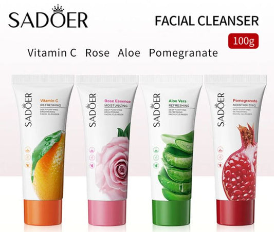 SADOER Moisturizing Facial Cleanser 100g for Deep Hydration and Refreshing Cleanse - MAT Beauty