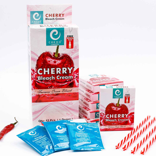 Whitening Cherry Bleach Cream with Free Serum - Pack of 12