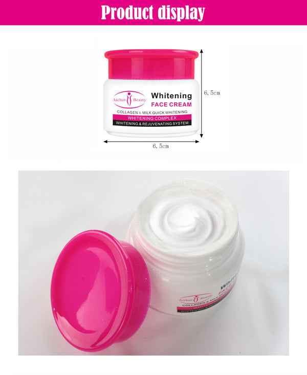 Aichun Beauty Collagen Moisturizing Cream - Nourishing Face Cream with Milk, 60ml
