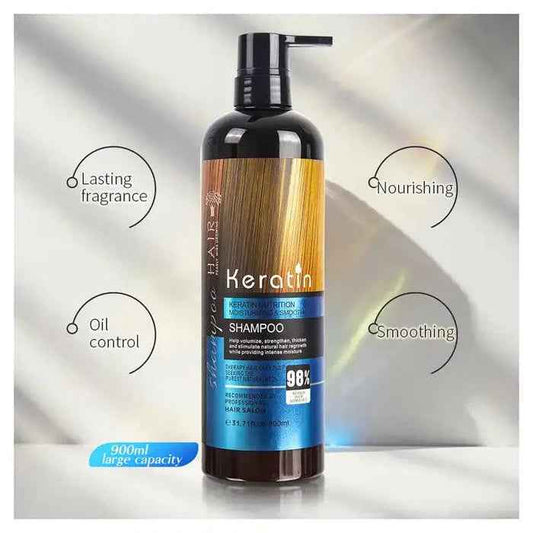 Keratin Moisturizing Shampoo - Nourishing & Smoothing Formula - 900ML