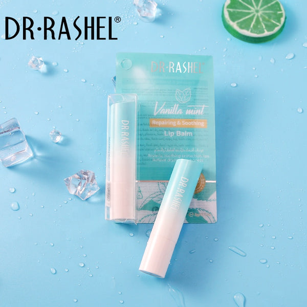 DR RASHEL Lip Balm Vanilla Mint Series for Repairing & Soothing Lips - MAT Beauty