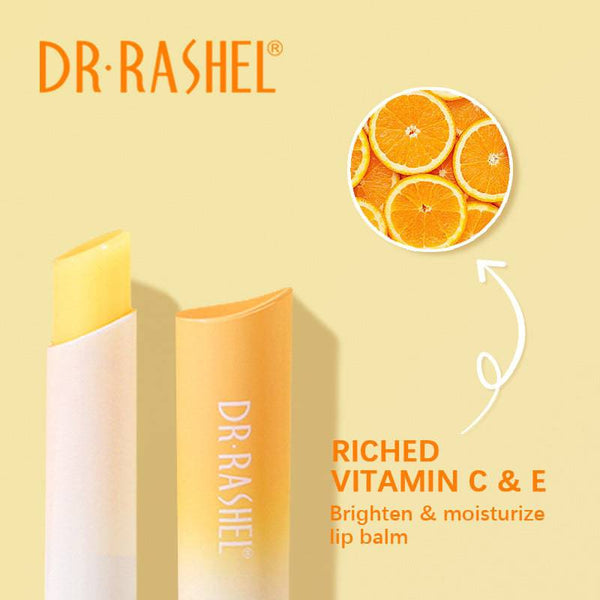 DR RASHEL Vitamin C Lip Balm - Brightening and Moisturizing Lip Care Series - MAT Beauty
