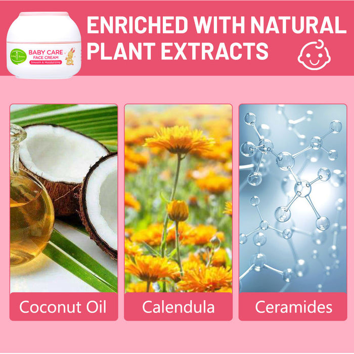 Aichun Beauty Baby Moisturizing Facial Cream with Coconut Oil for Dry Skin Care - MAT Beauty