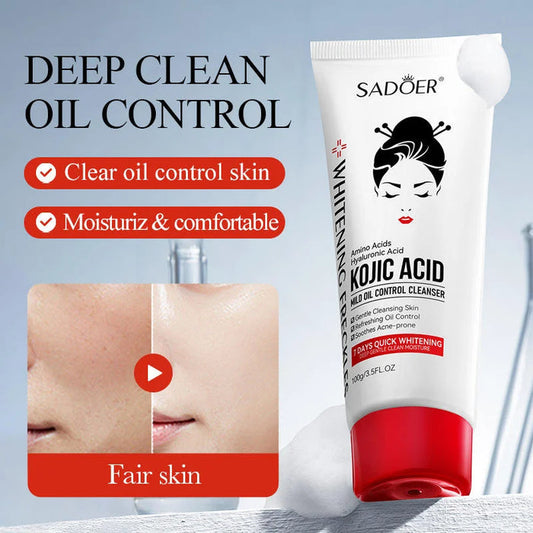 Sadoer Oil Control Cleanser with Amino Acids, Hyaluronic Acid, and Kojic Acid - MAT Beauty