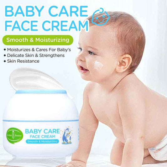 Aichun Beauty Baby Face Cream with Sunflower Oil Extract for Smooth and Moisturized Baby Skin
