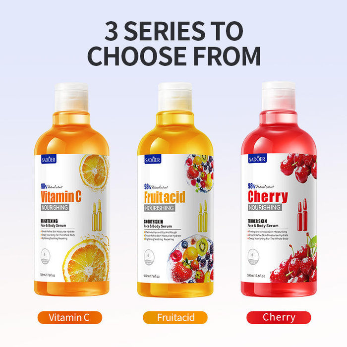 SADOER Fruit Acid Serum for Smooth Skin - 500ml Face & Body Solution - MAT Beauty