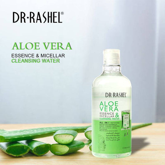 Dr Rashel Aloe Vera Cleansing Water - 300ml Micellar Essence for Gentle Skin Care - MAT Beauty