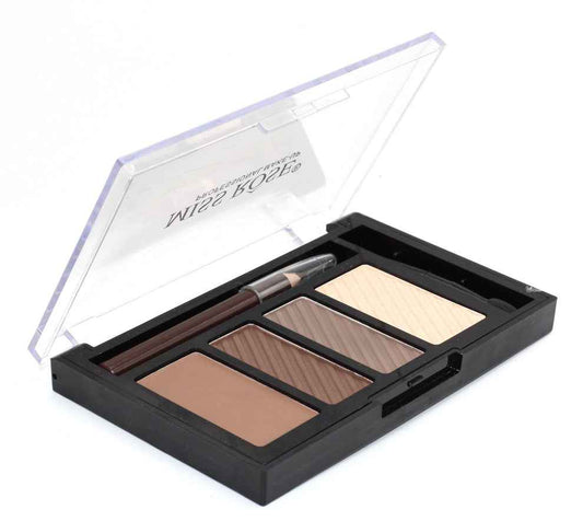 Miss Rose Eyebrow Kit - Professional 4 Color Eyebrow Kit for Flawless Brows