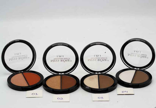 Miss Rose Contour Highlighter 2 In 1 for Flawless Makeup Application