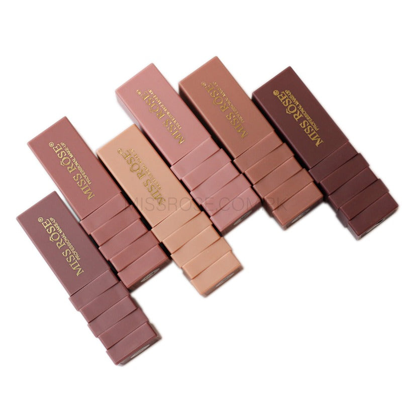 Miss Rose Smirk Lipstick - Bold Color with Long-Lasting Shine - MAT Beauty