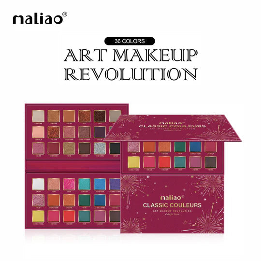 Maliao 36 Colors Makeup Palette - Classic Couleurs Ark Revolution Palette - MAT Beauty