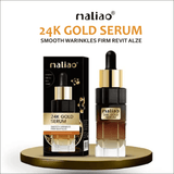 Maliao 24K Gold Serum for Revitalizing Skin and Reducing Wrinkles - 30 ml 24K Gold Serum Wrinkles Revitalizing - MAT Beauty