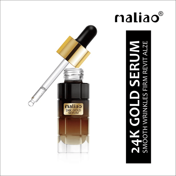Maliao 24K Gold Serum for Revitalizing Skin and Reducing Wrinkles - 30 ml 24K Gold Serum Wrinkles Revitalizing - MAT Beauty
